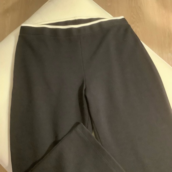 Magaschoni 2Pc Jogging Set Womens Size L Navy White Athleisure Full Zip Sporty - Picture 5 of 6